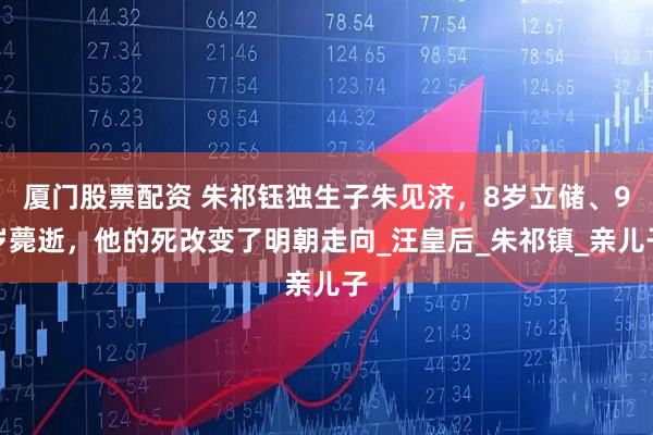 厦门股票配资 朱祁钰独生子朱见济，8岁立储、9岁薨逝，他的死改变了明朝走向_汪皇后_朱祁镇_亲儿子