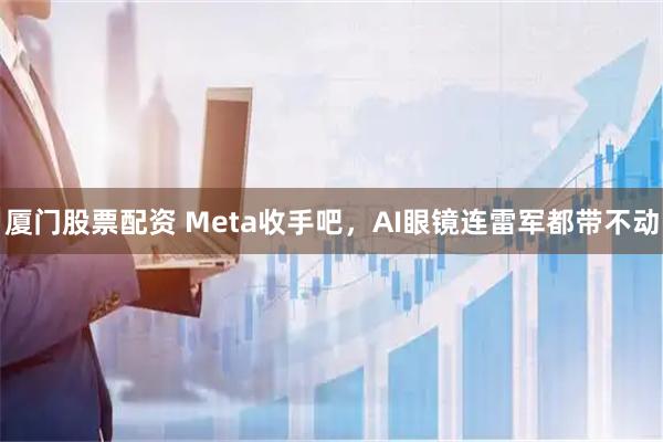 厦门股票配资 Meta收手吧，AI眼镜连雷军都带不动